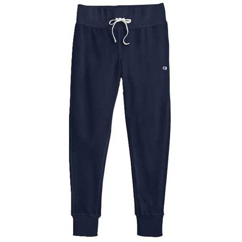 Champion Women's Heritage Jogger Navy Blue Sweatpants sz Small EUC